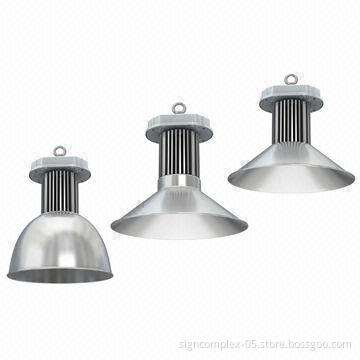 LED Highbay Light with Die-casting Aluminum Alloy, Glass Lens and 18 Pieces LEDs